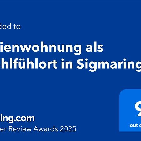 Ferienwohnung Als Wohlfuehlort In Sigmaringen Bagian luar foto